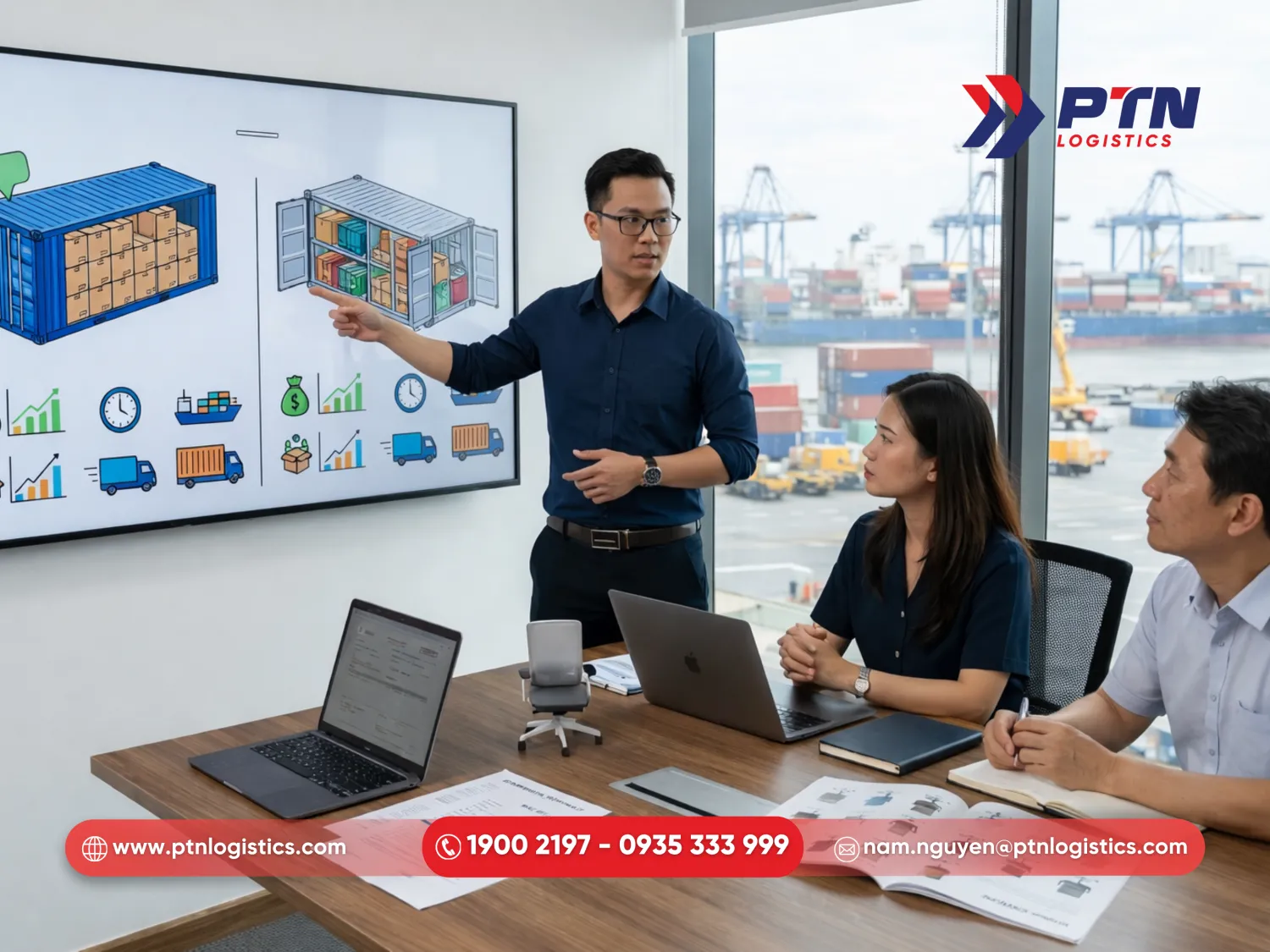 Tư vấn phương án vận chuyển ghế nhập khẩu cho khách hàng