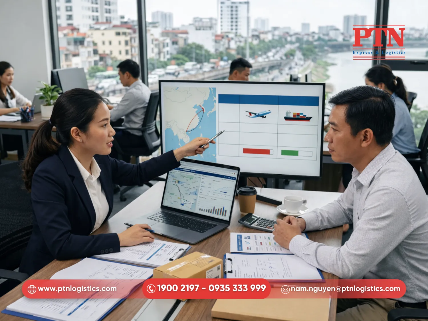 Tư vấn phương án vận chuyển gửi hàng đi Hàn Quốc