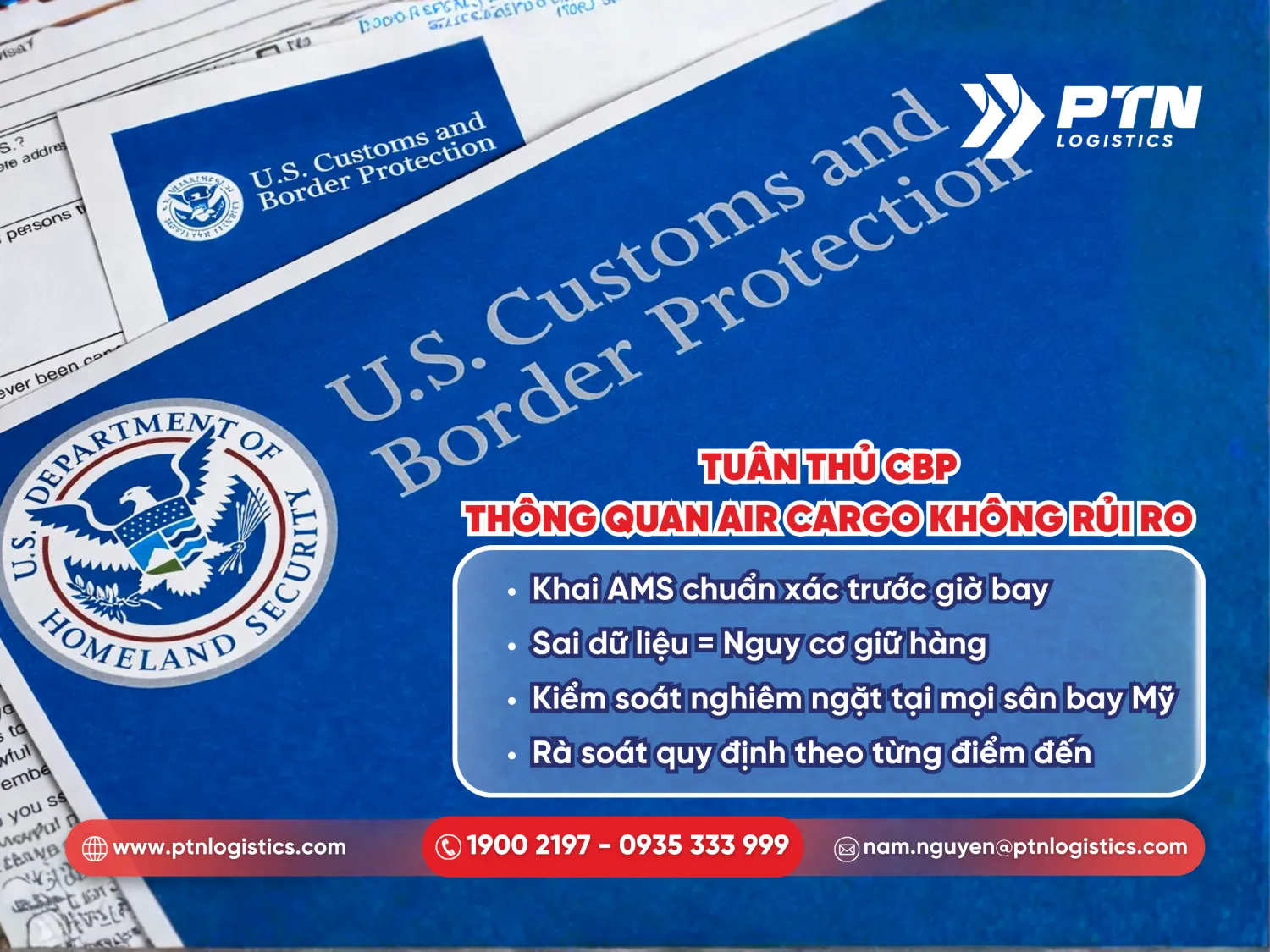 Tuân thủ CBP để thông quan air cargo không rủi ro