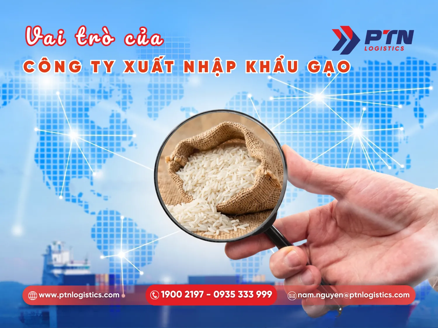 Vai trò công ty xuất nhập khẩu gạo