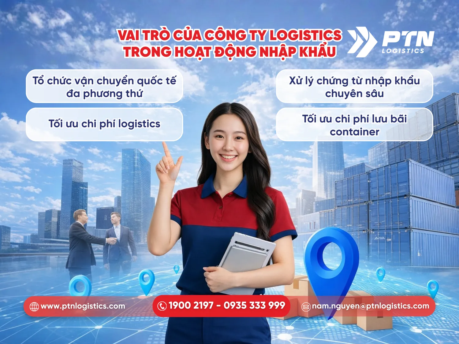 Vai trò của công ty logistics trong hoạt động xuất nhập khẩu