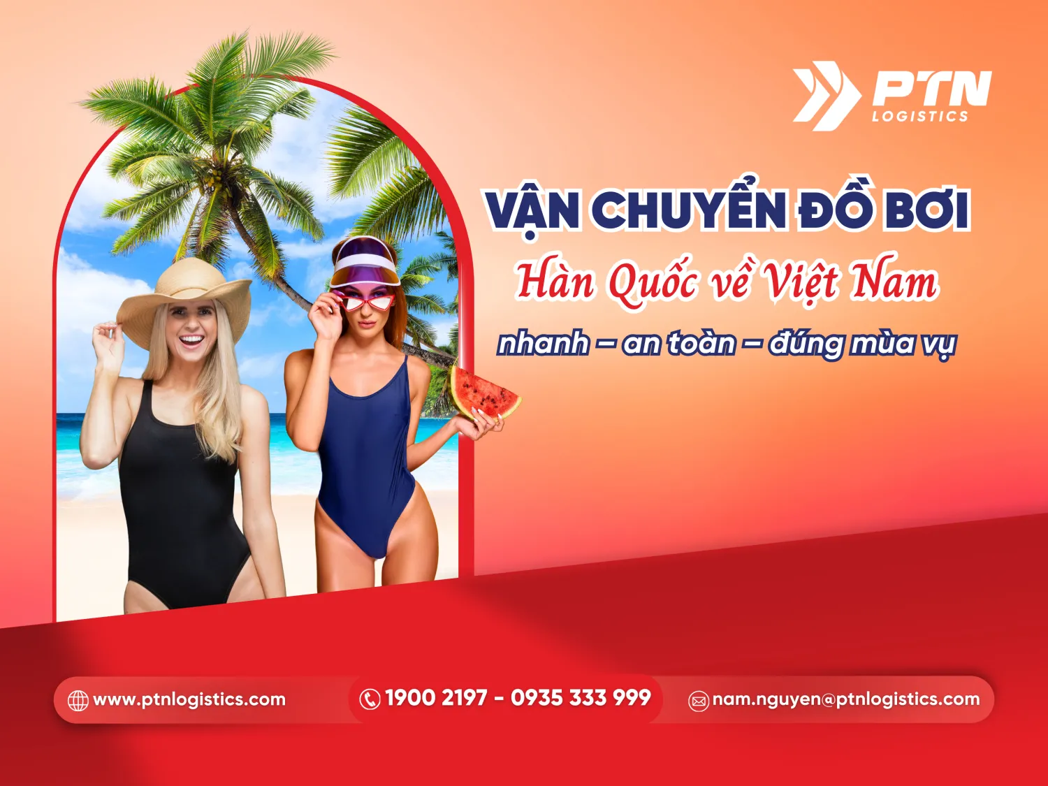 Vận chuyển đồ bơi nhập khẩu Hàn Quốc về Việt Nam