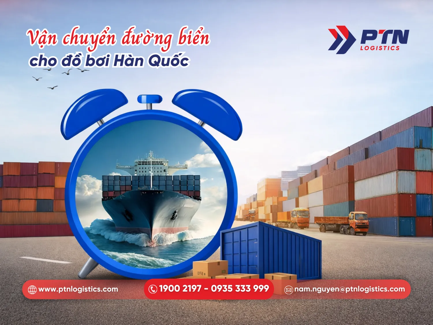 Vận chuyển đường biển cho đồ bơi Hàn Quốc về Việt Nam