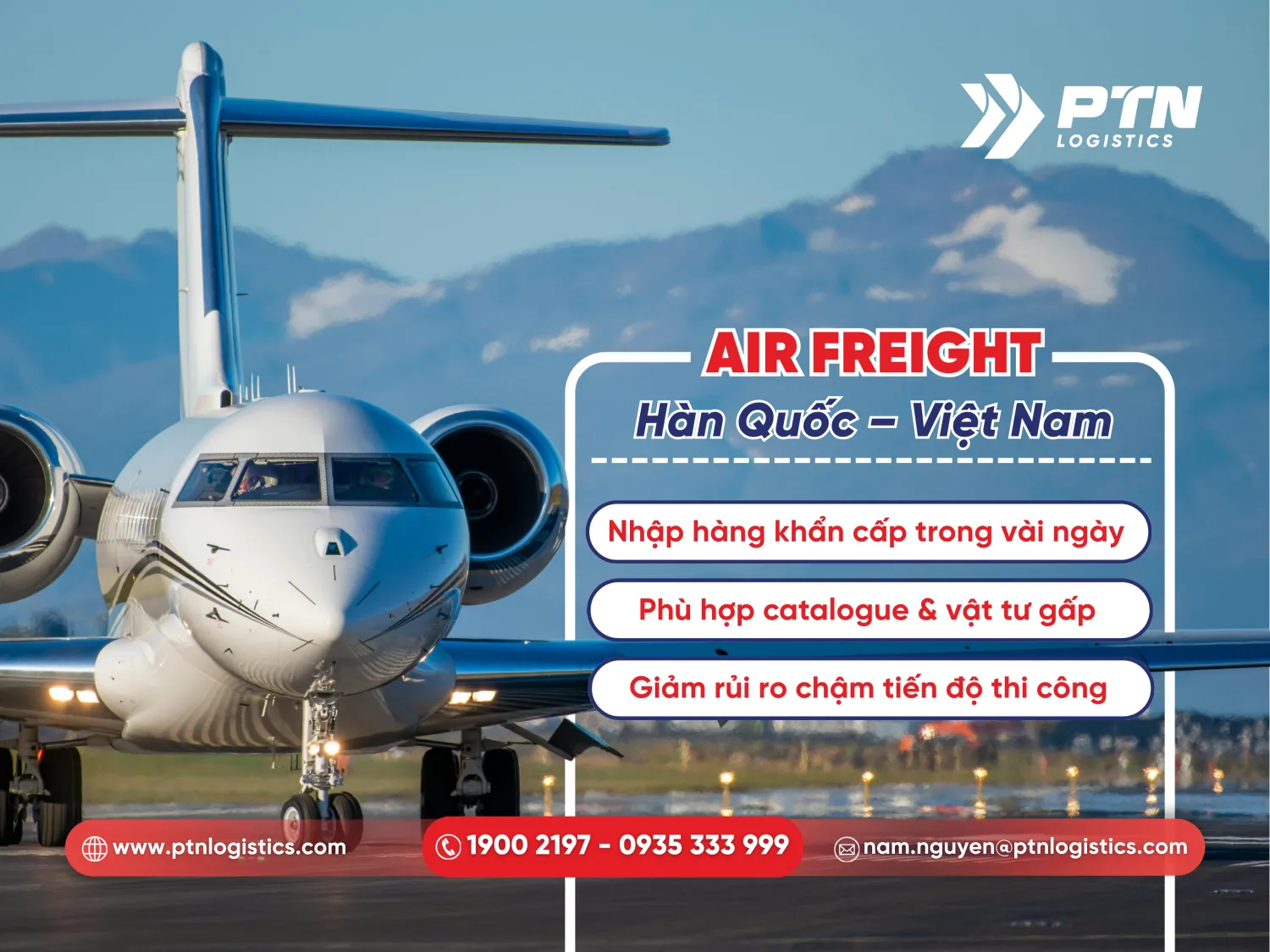 Vận chuyển đường hàng không cho giấy dán tường Hàn Quốc
