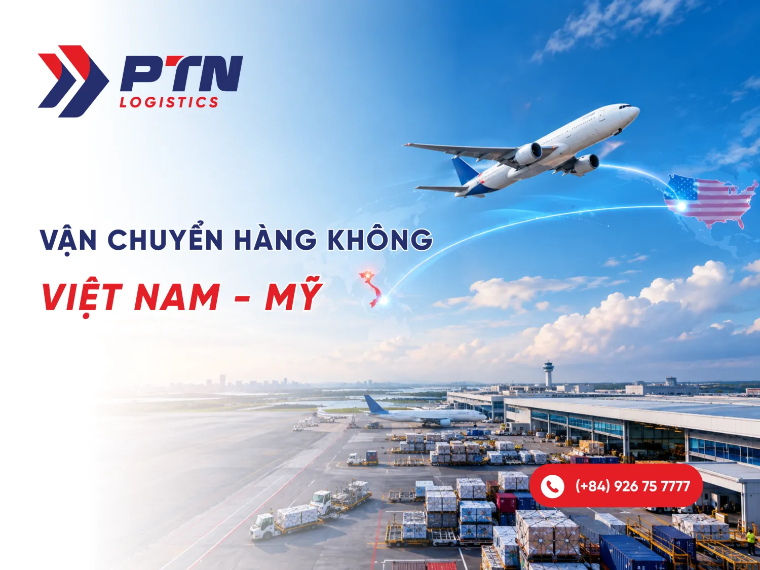 Vận chuyển hàng không từ Việt Nam sang Mỹ