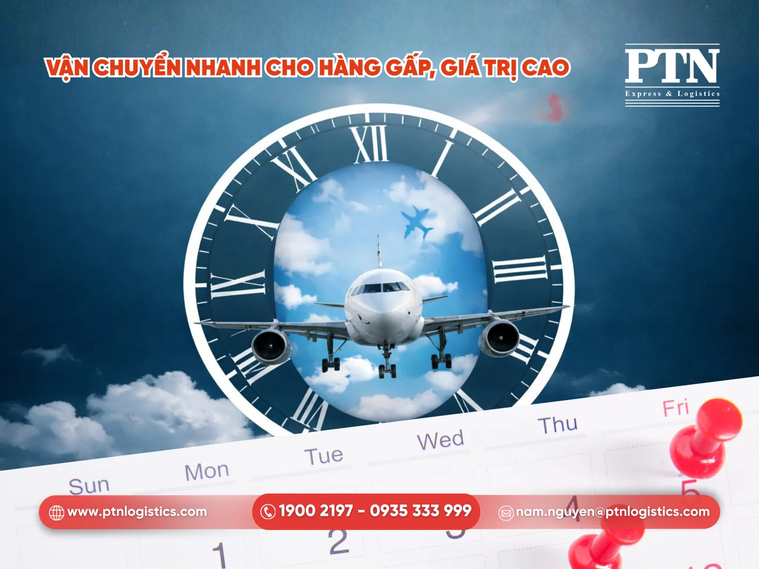 Vận chuyển nhanh cho hàng gấp, giá trị cao