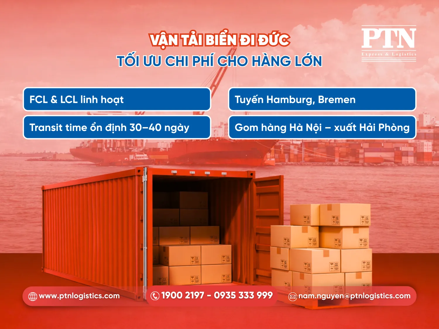 Vận tải biển đi Đức