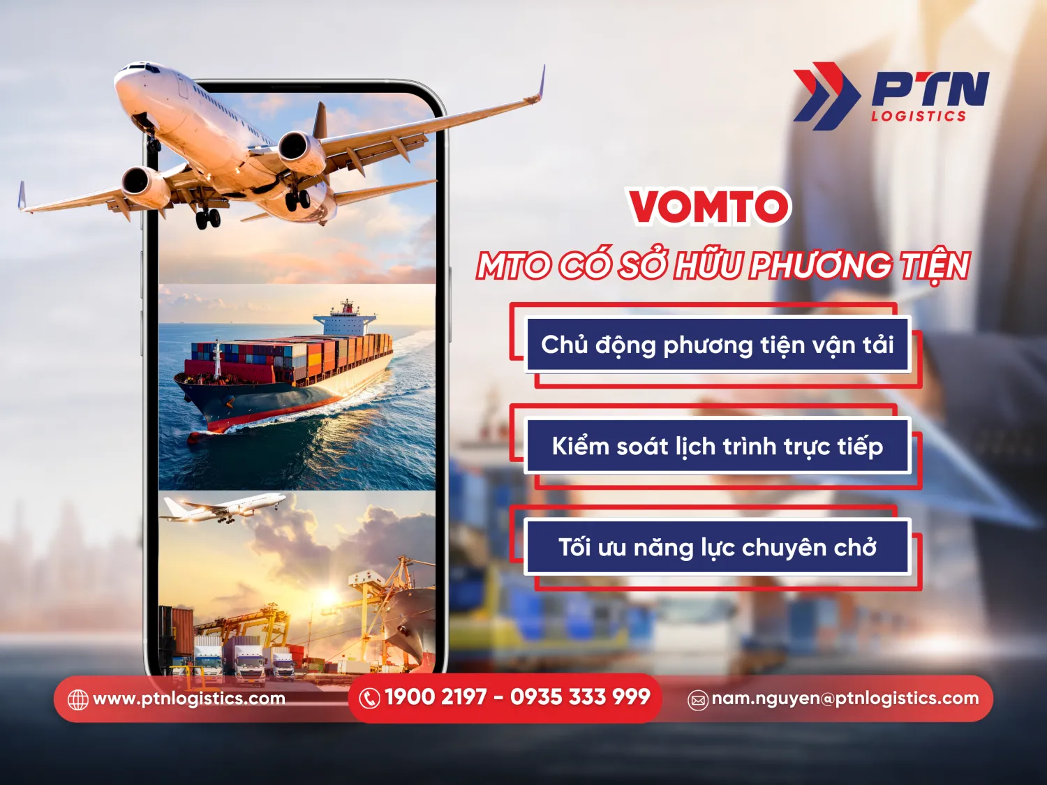 VOMTO: MTO có sở hữu phương tiện