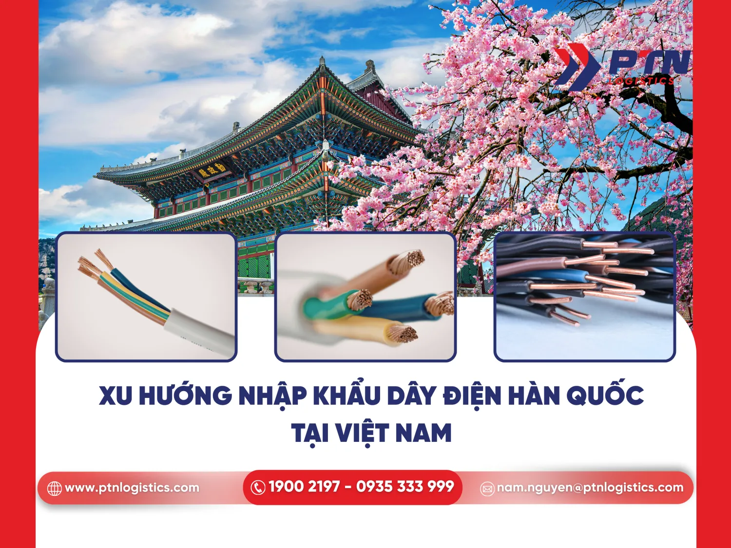 Xu hướng nhập khẩu dây điện từ Hàn Quốc tại Việt Nam