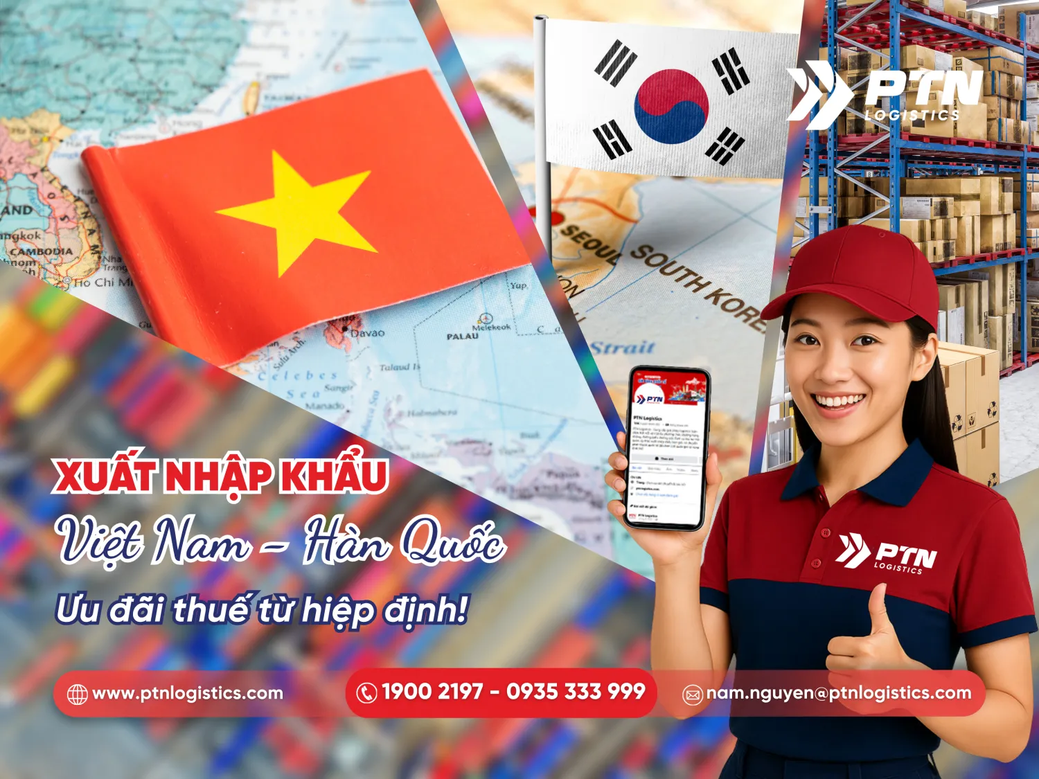 Xuất nhập khẩu Việt Nam Hàn Quốc ưu đãi thuế từ hiệp định