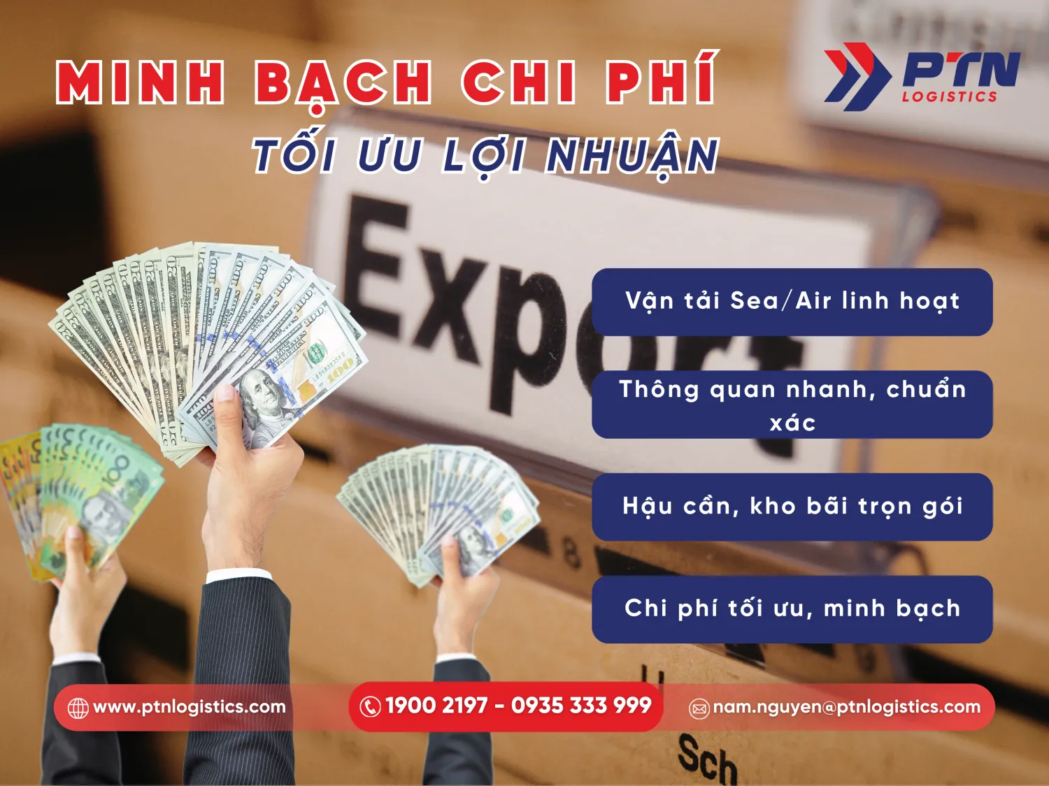 Yếu tố cấu thành chi phí dịch vụ xuất khẩu