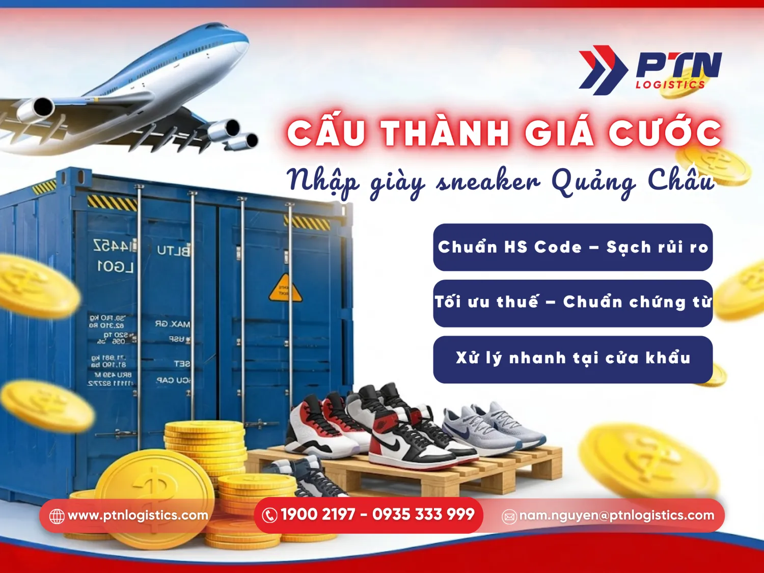 Yếu tố cấu thành giá cước vận chuyển