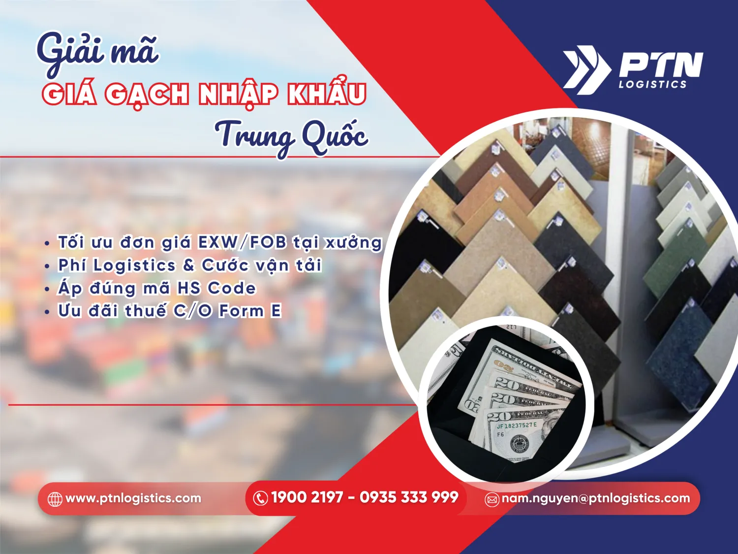 Yếu tố cấu thành giá nhập khẩu Trung Quốc
