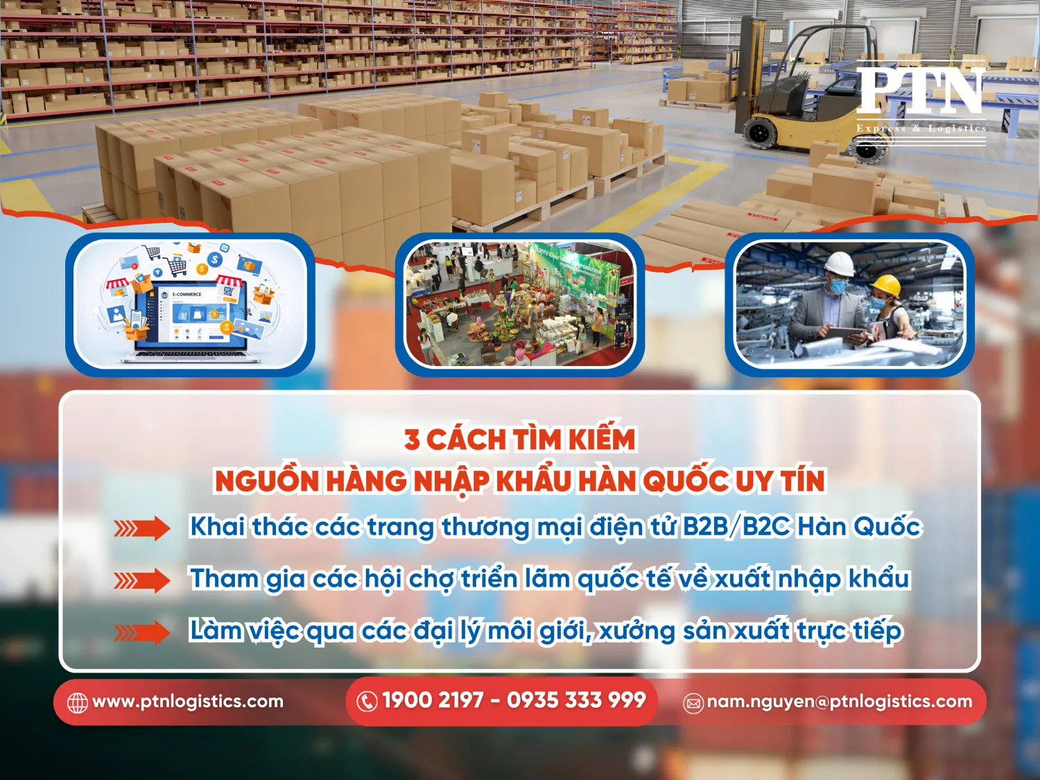 3 cách tìm kiếm nguồn hàng nhập khẩu Hàn Quốc uy tín