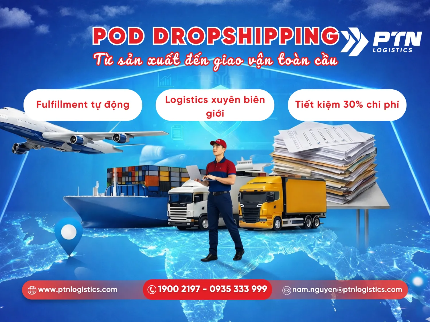 Pod Dropshipping là gì trong XNK