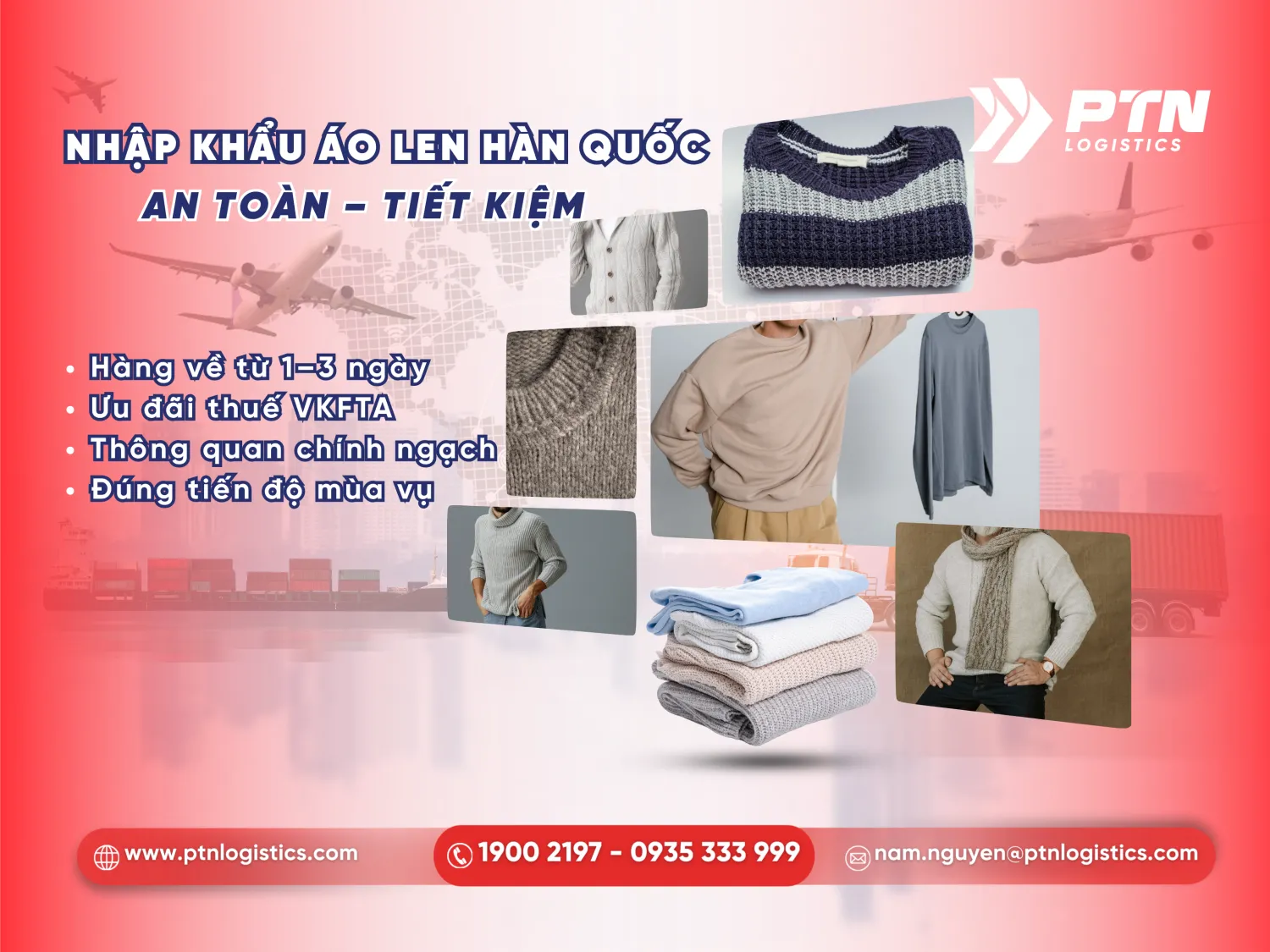 Áo len nam Hàn Quốc nhập khẩu