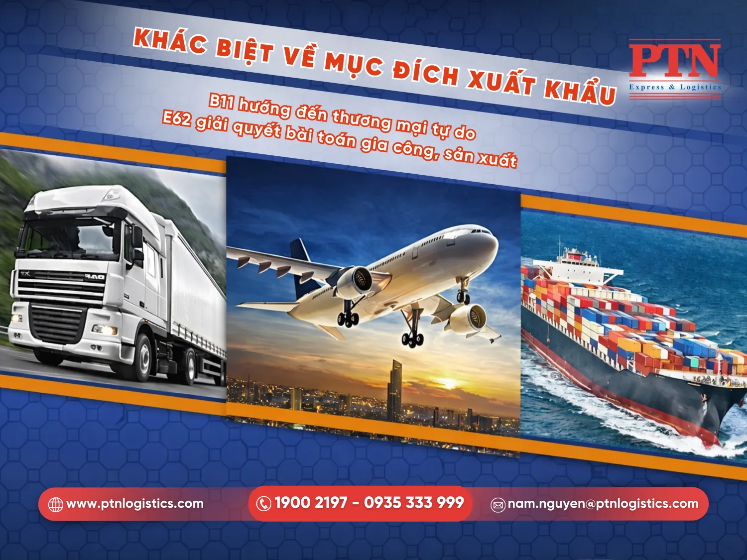 B11 và E26 khác về mục đích xuất khẩu