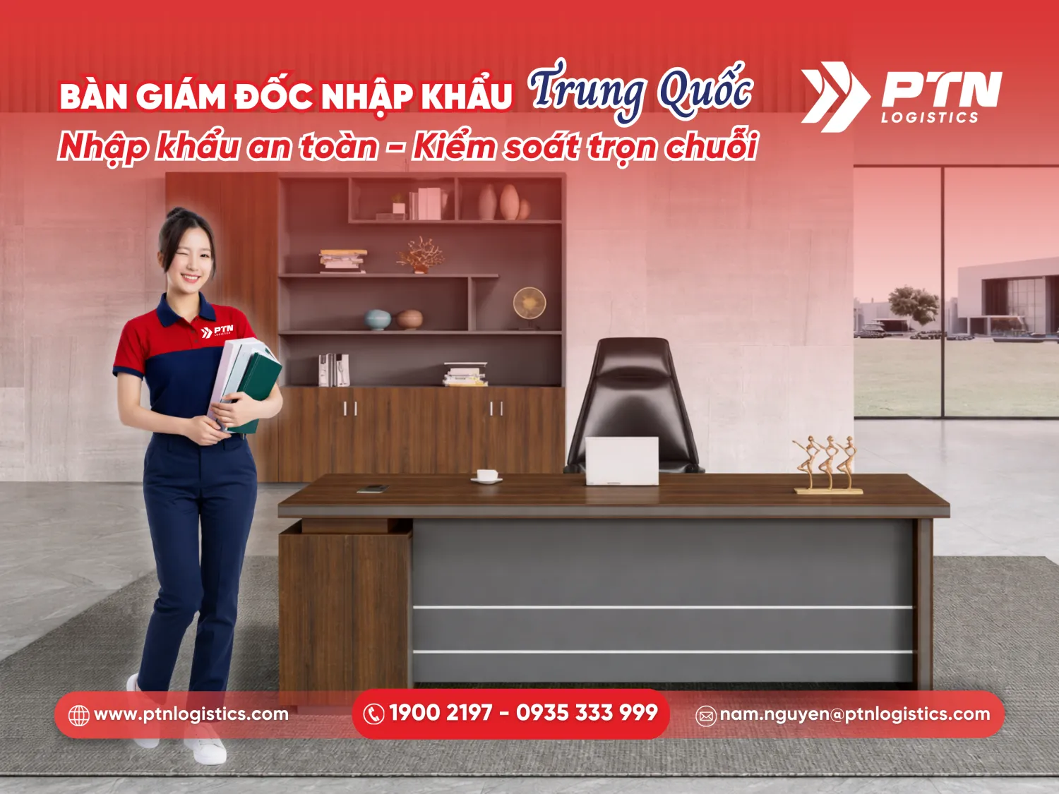 Bàn giám đốc nhập khẩu Trung Quốc nhập khẩu an toàn
