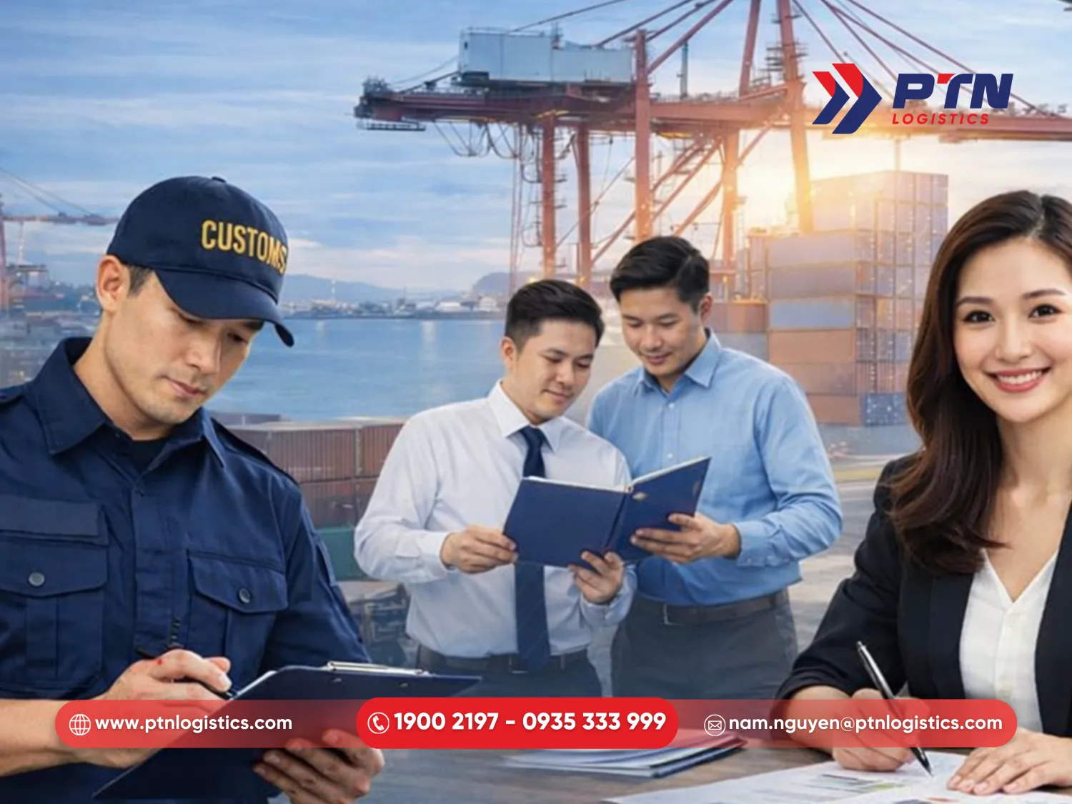 Bộ chứng từ đầy đủ, khai báo hải quan nhập khẩu