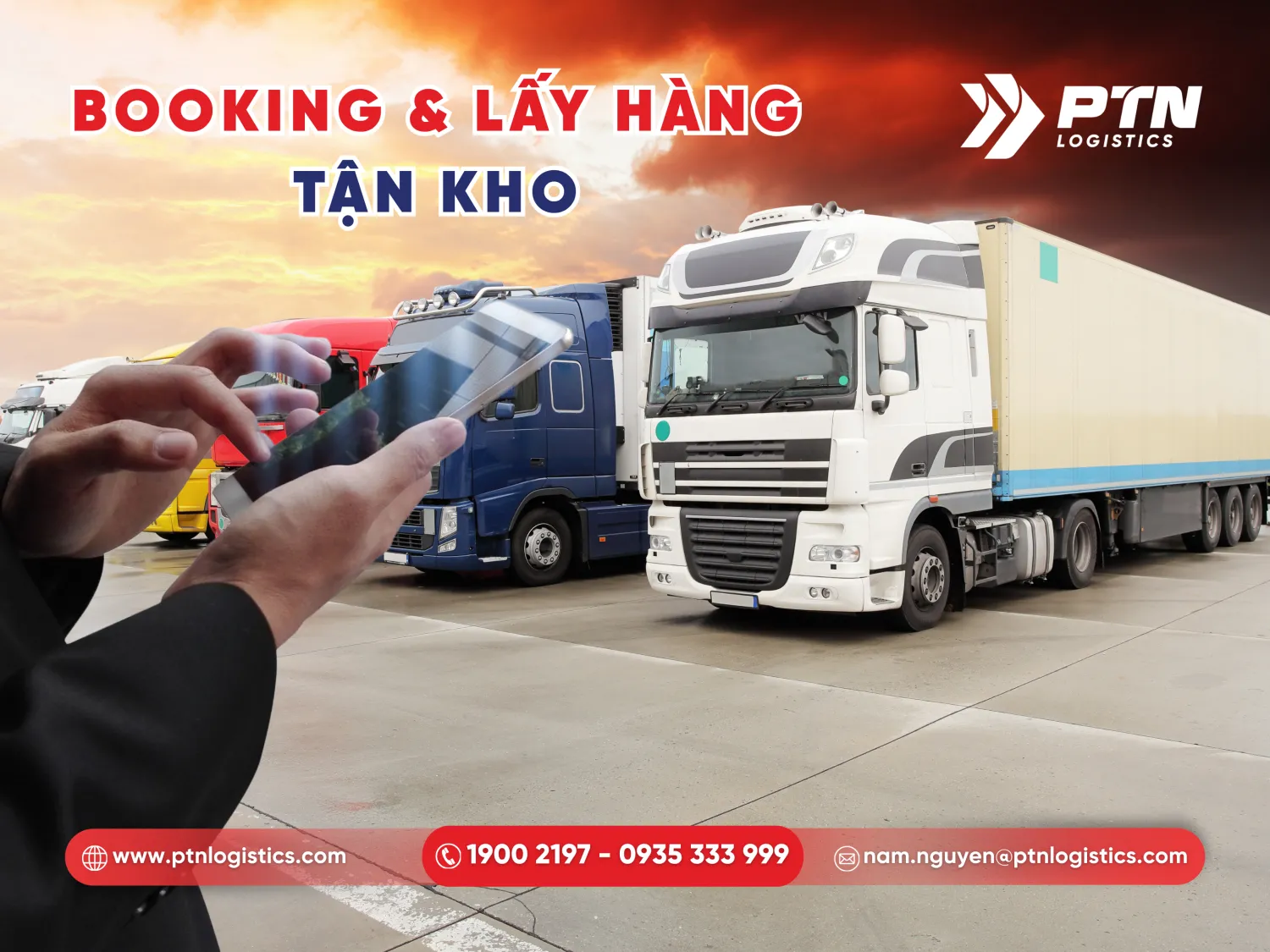 Booking và điều xe lấy hàng tại kho