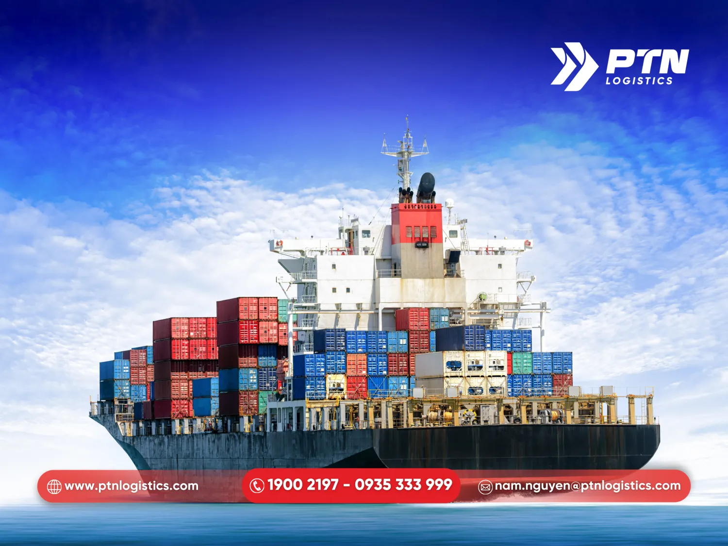 Các dịch vụ vận chuyển đường biển mà PTN Logistics cung cấp