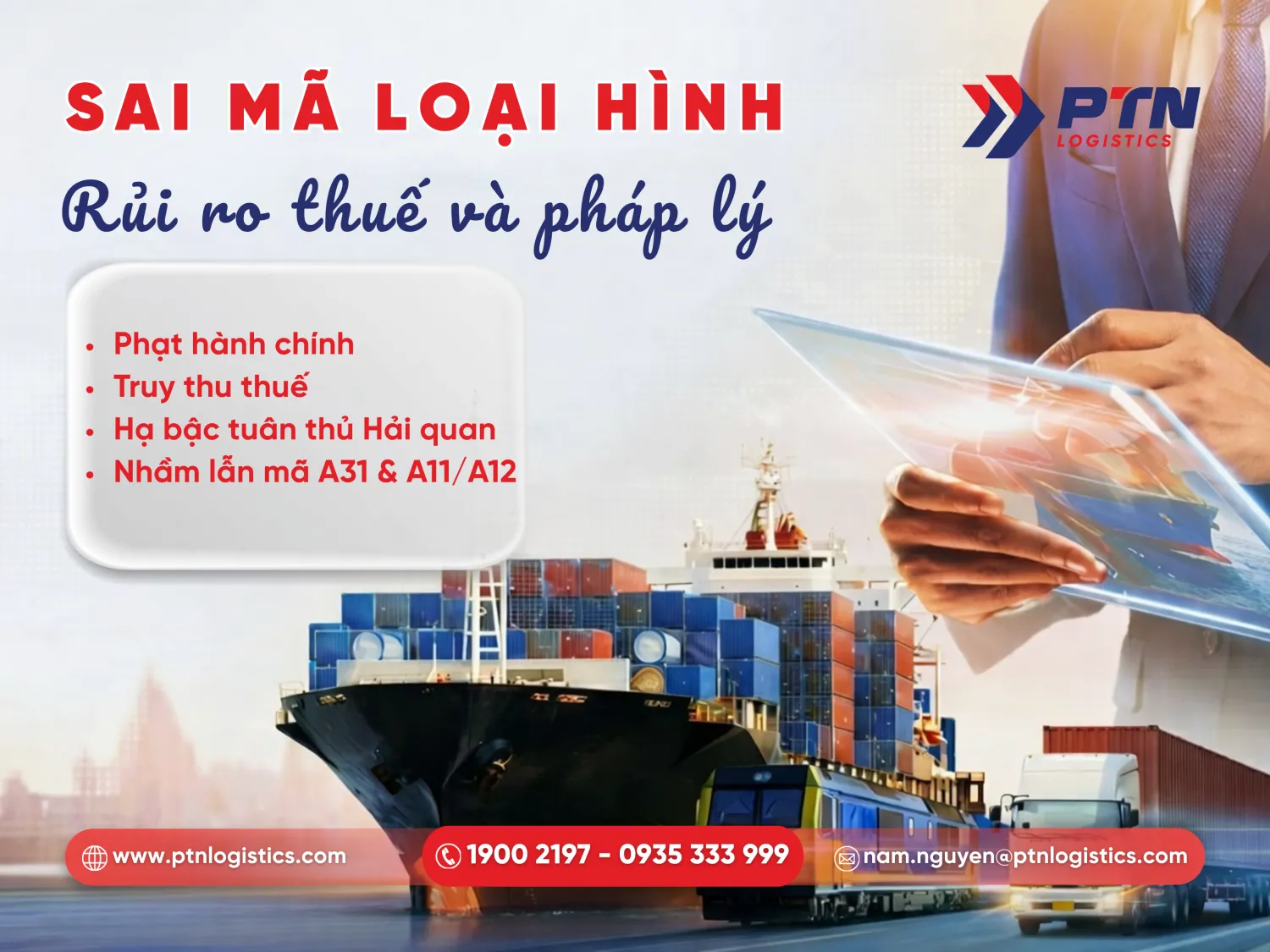 Các hậu quả khi khai sai mã loại hình