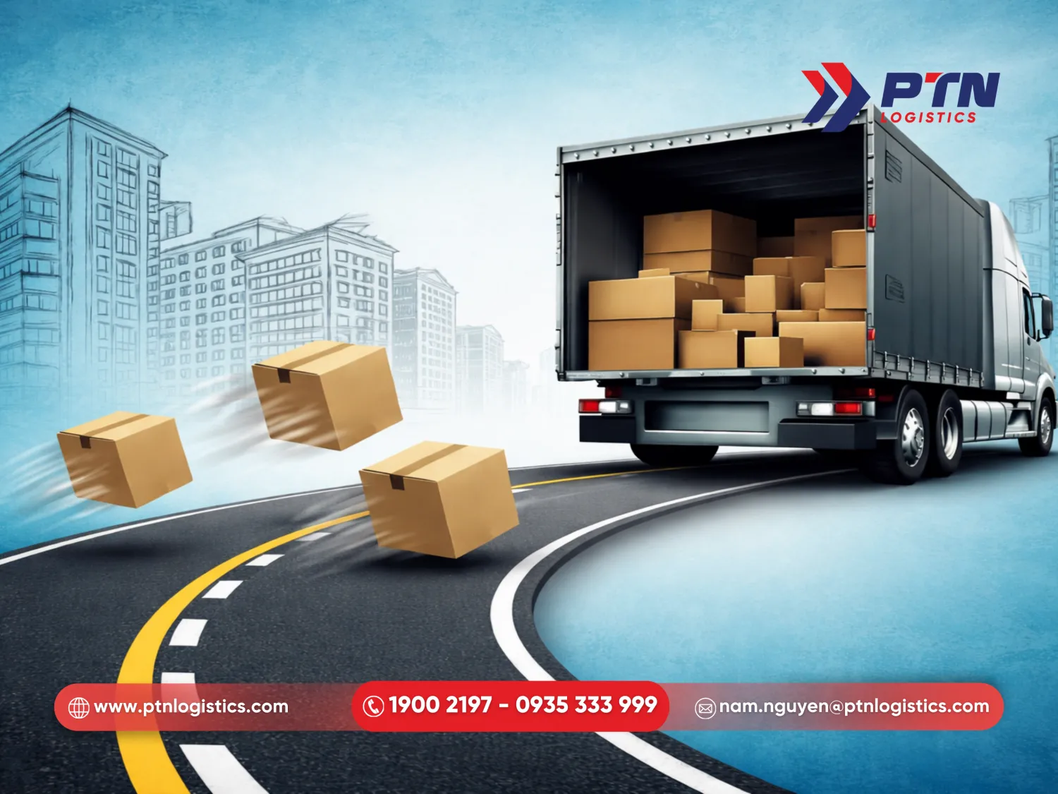 Các loại hàng hóa phù hợp để vận chuyển bằng đường bộ