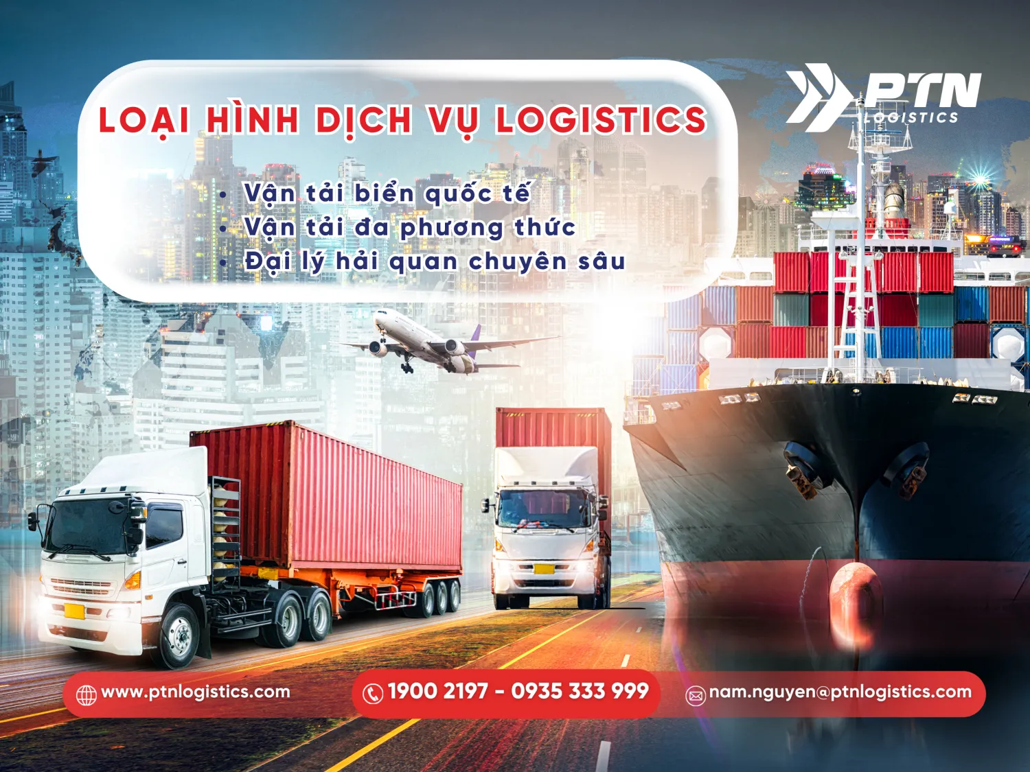 Các loại hình logistics tại Quy Nhơn