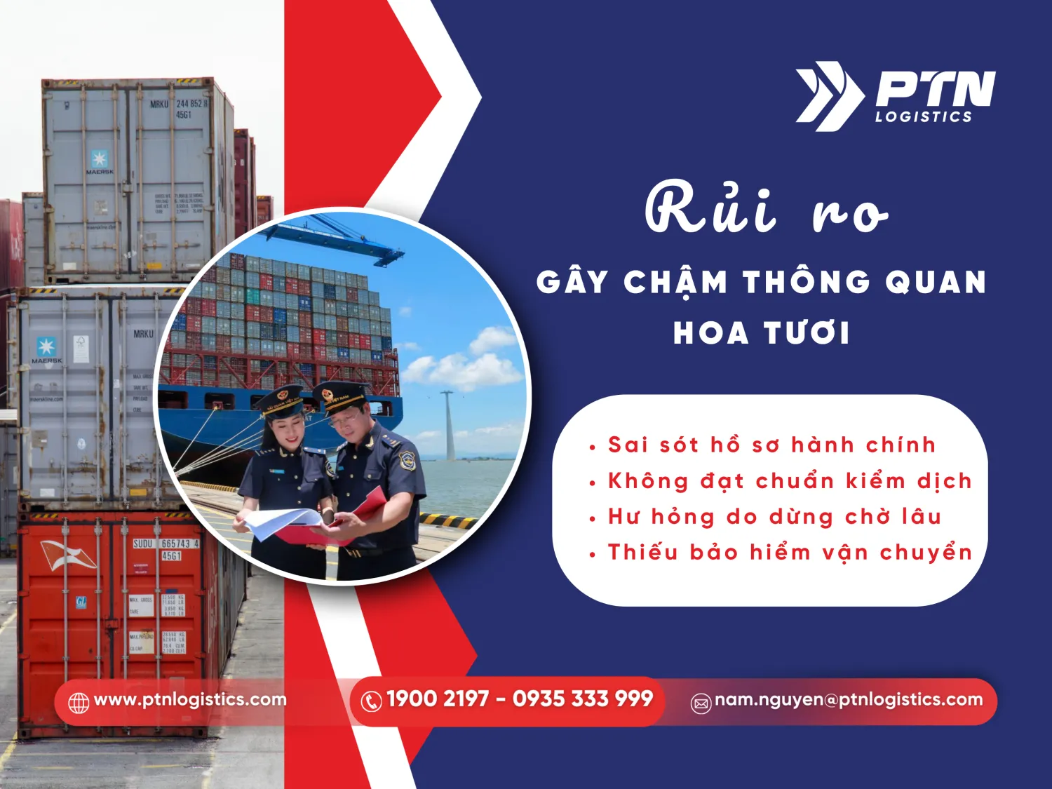 Các lỗi khiến hoa bị chậm thông quan