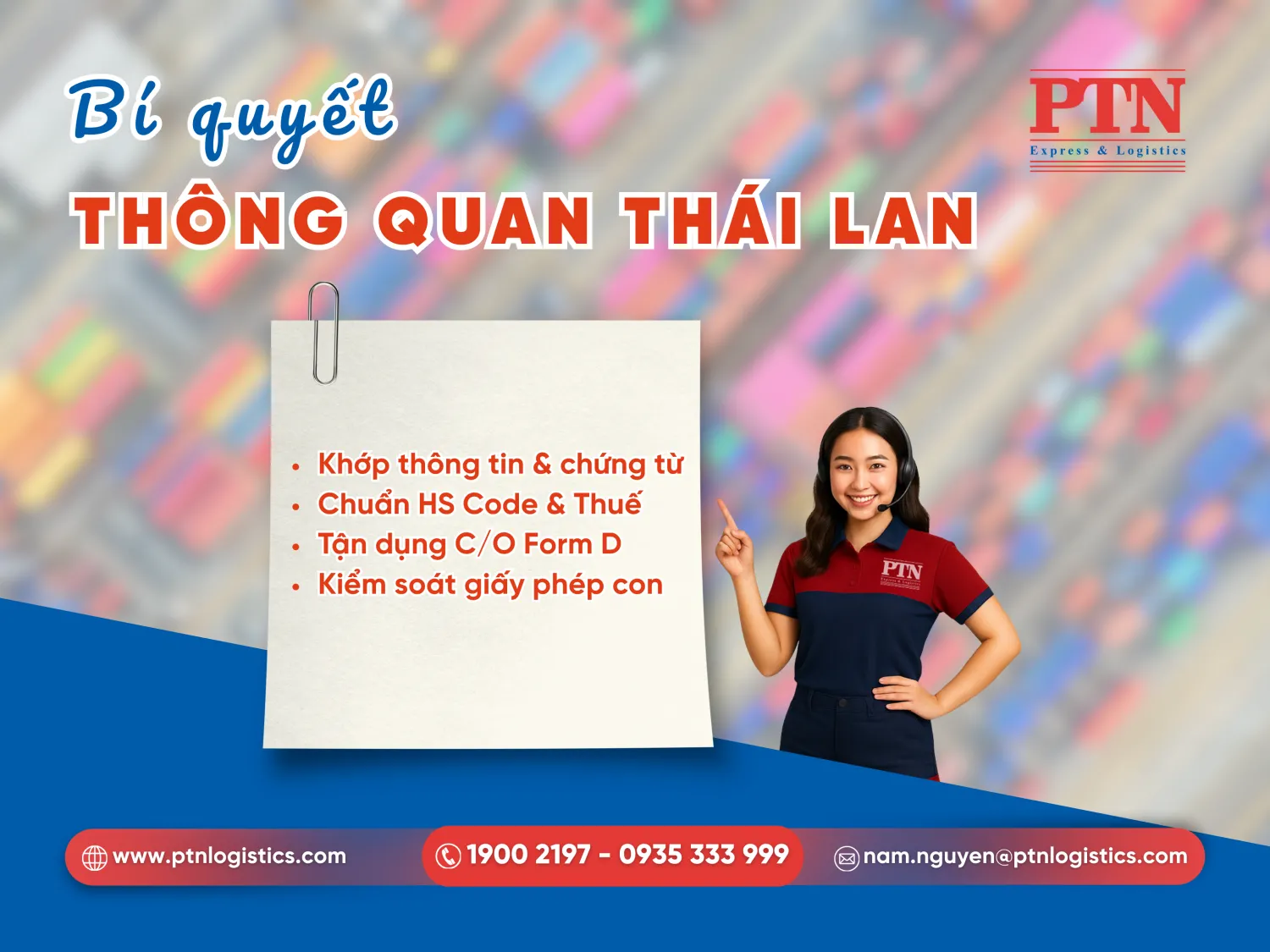 Các lưu ý khi gửi hàng đi Thái Lan