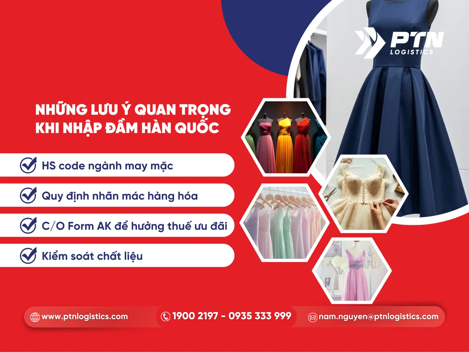 Các lưu ý quan trọng khi nhập đầm Hàn Quốc