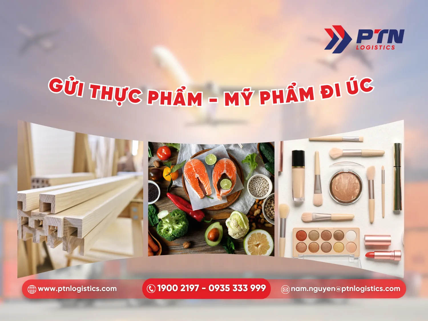 Các mặt hàng được phép vận chuyển đi Úc