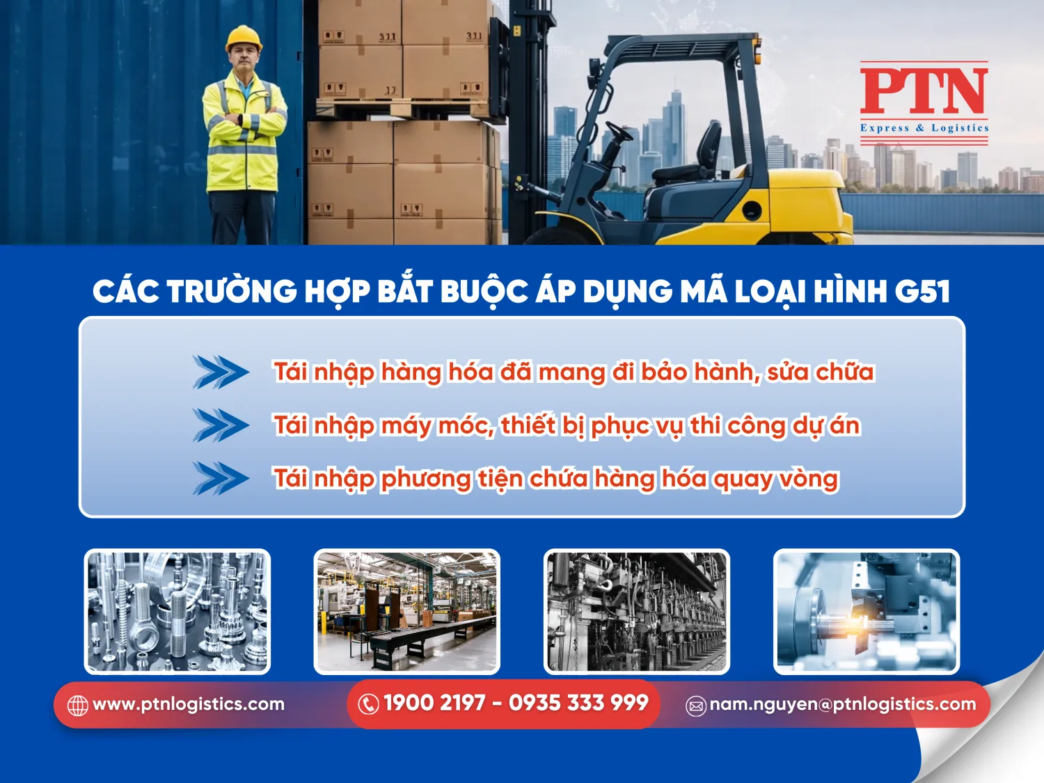 Các trường hợp bắt buộc áp mã loại hình G51