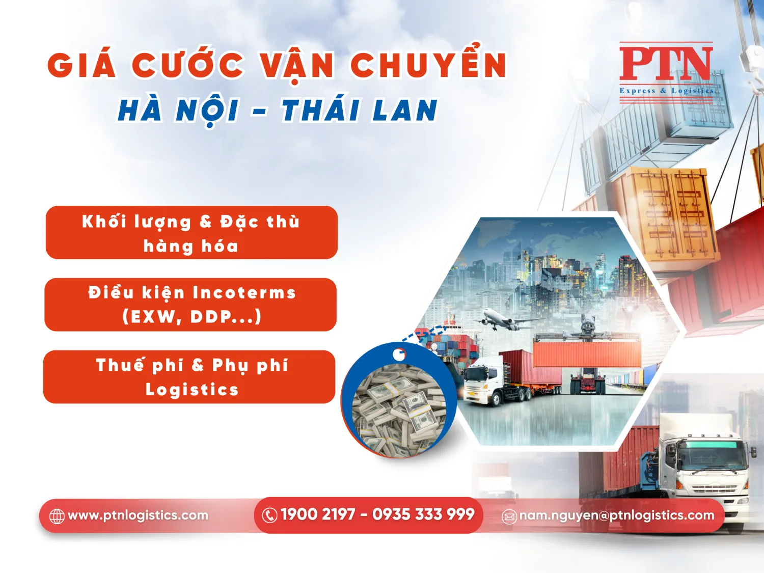 Các yếu tố ảnh hưởng đến giá cước