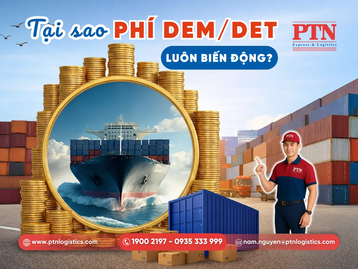 Các yếu tố ảnh hưởng đến phí Dem Det của hãng tàu