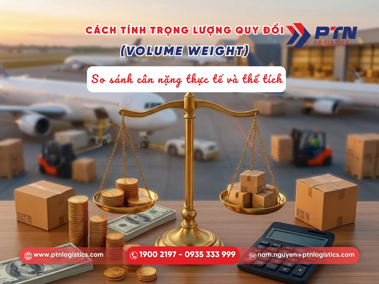 Cách tính trọng lượng quy đổi 