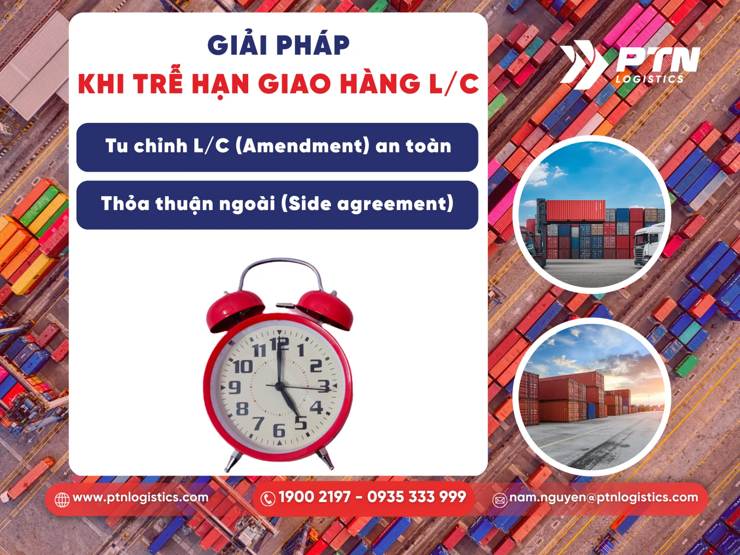 Cách xử lý khi không kịp tiến độ latest date of shipment