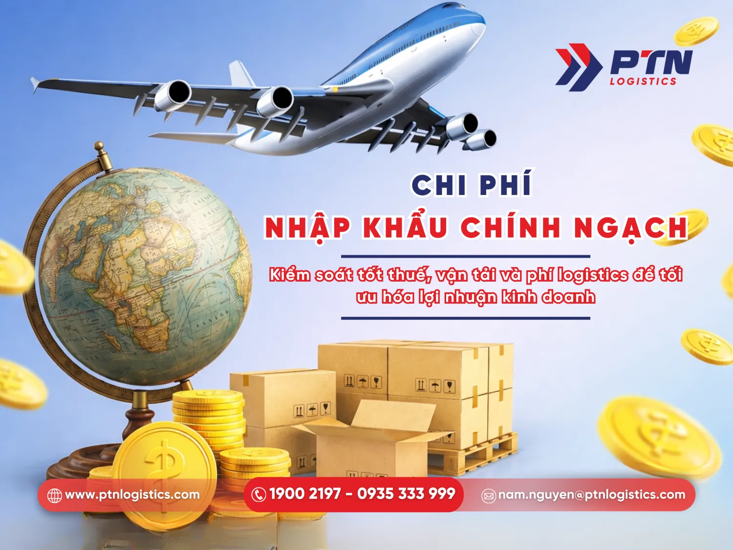 Chi phí khi nhập khẩu chính ngạch