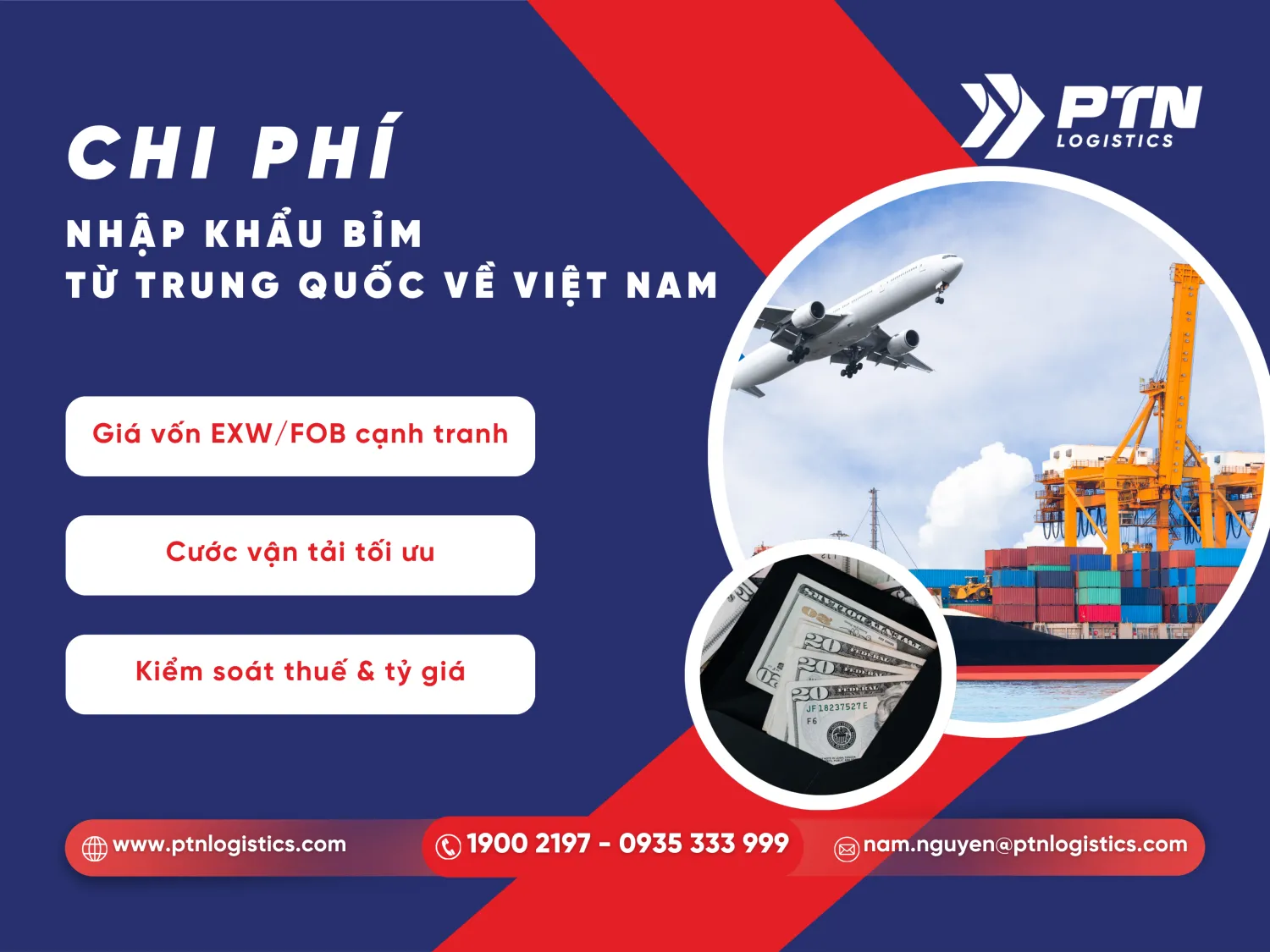 Chi phí nhập khẩu bỉm từ Trung Quốc về Việt Nam