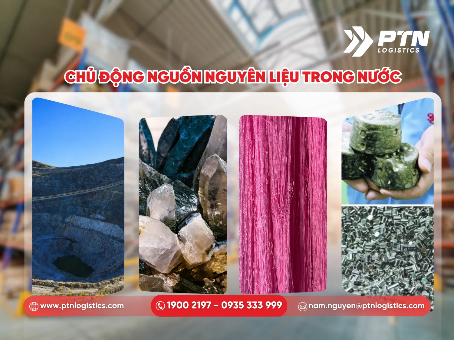 Chủ động được nguồn nguyên liệu trong nước