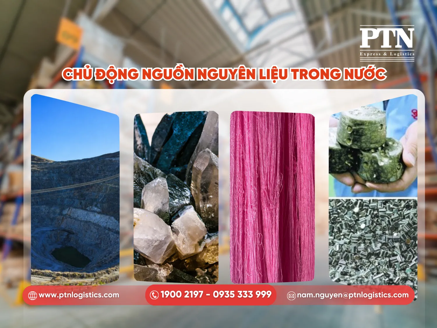 Chủ động nguồn nguyên liệu trong nước