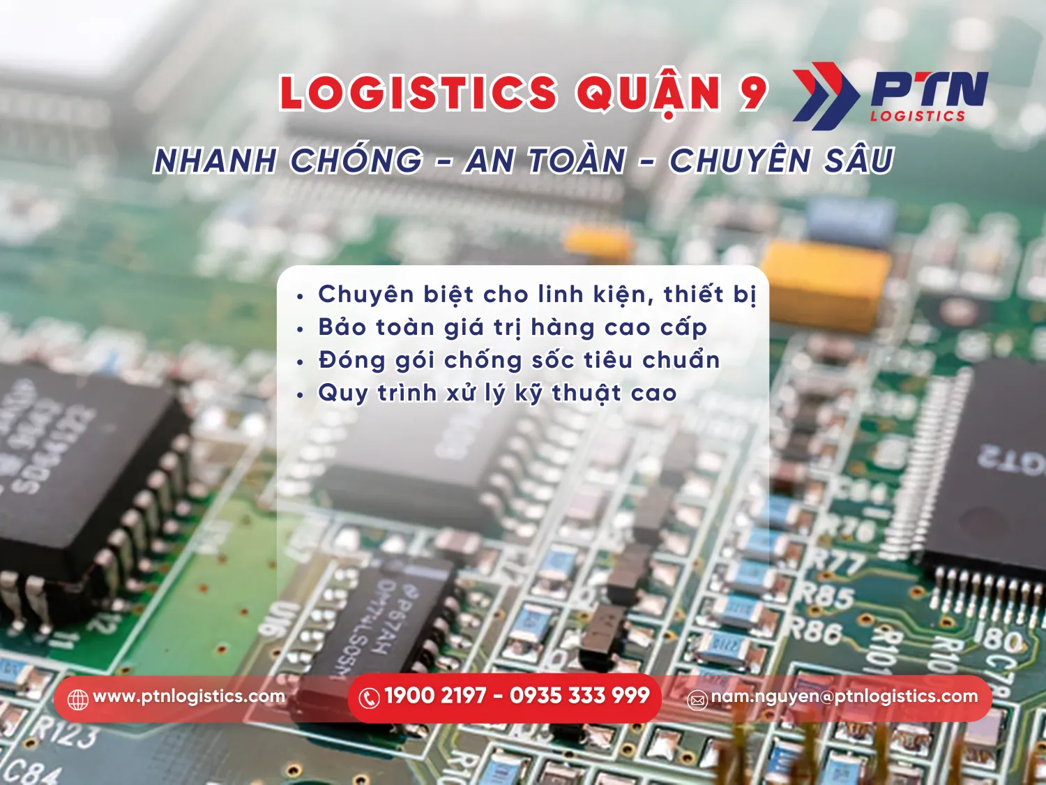 Đặc thù hàng hóa chuyển phát nhanh khu vực quận 9