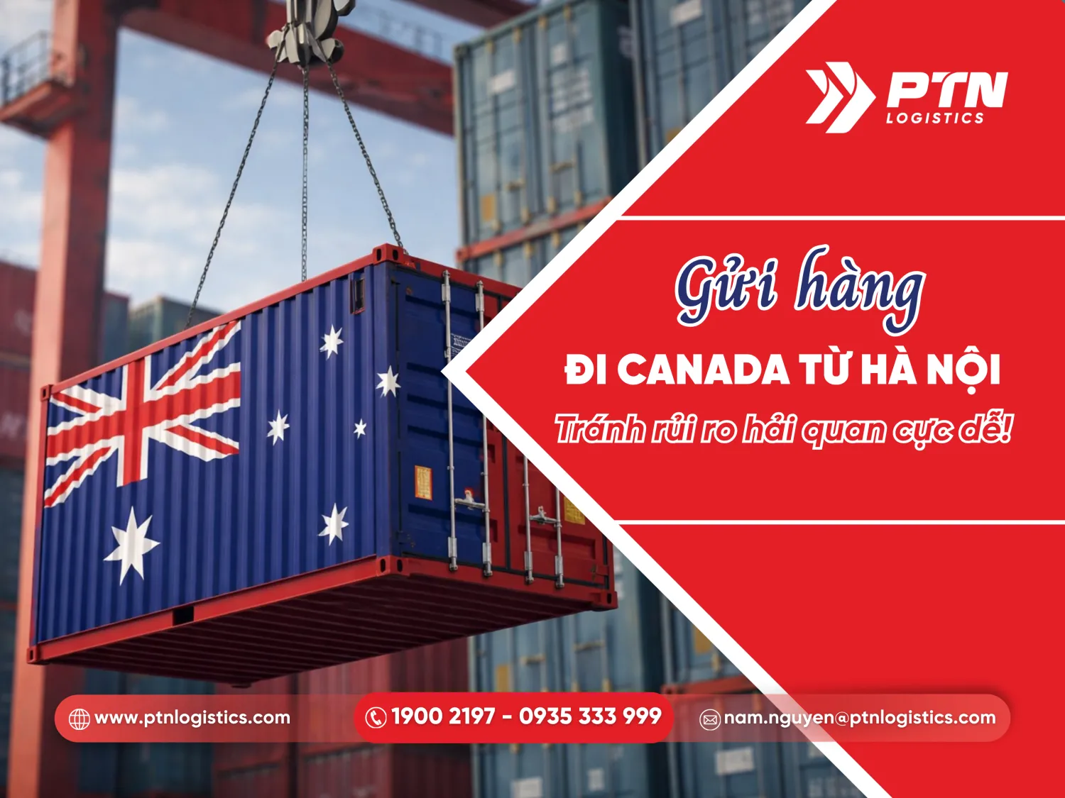 Dịch vụ gửi hàng đi Canada từ Hà Nội
