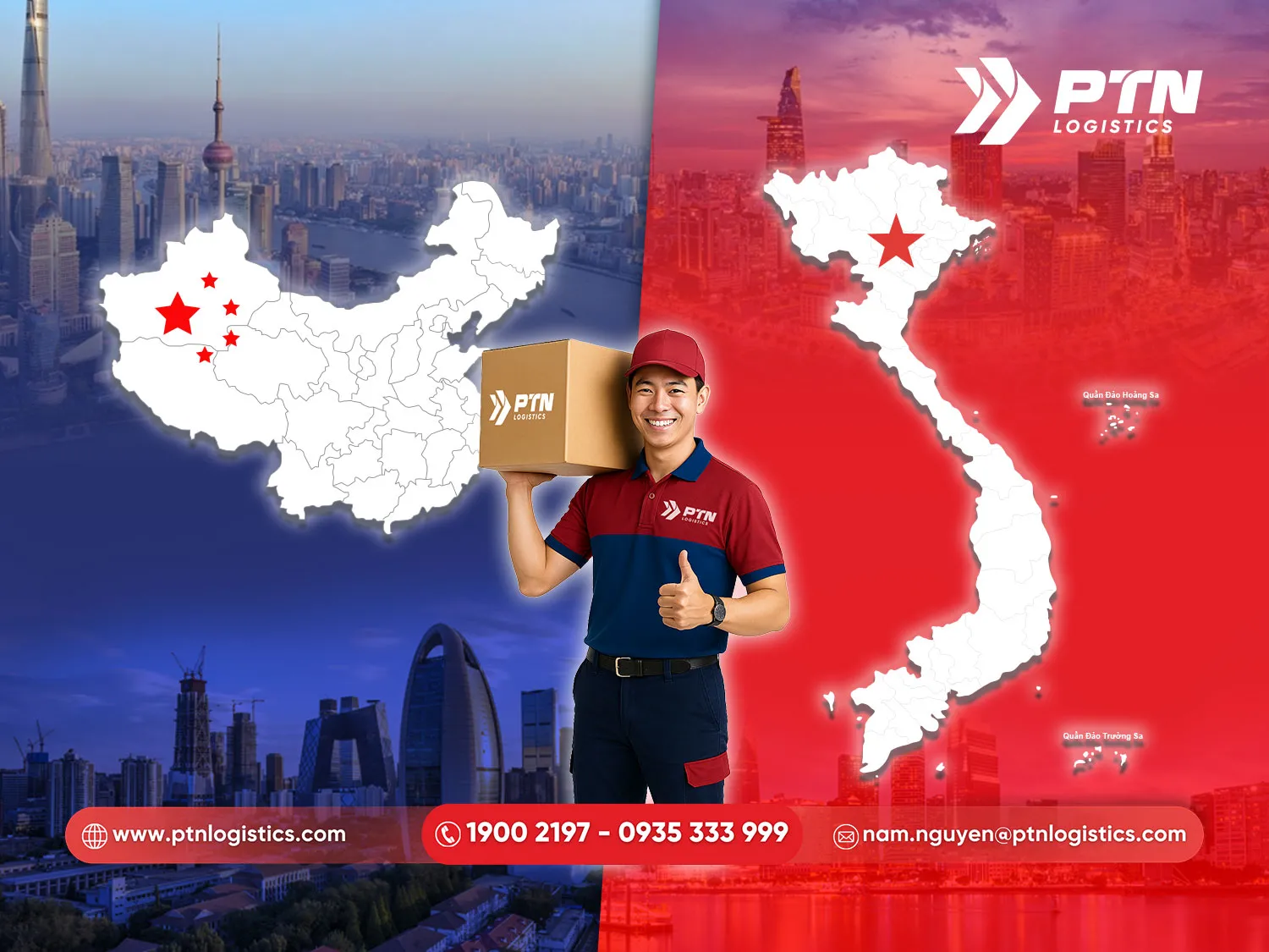 Dịch vụ gửi hàng đi Trung Quốc trọn gói