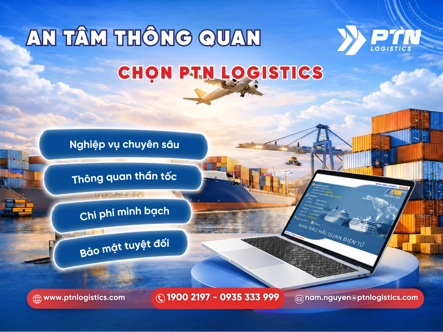Dịch vụ khai báo hải quan chuyên nghiệp tại PTN