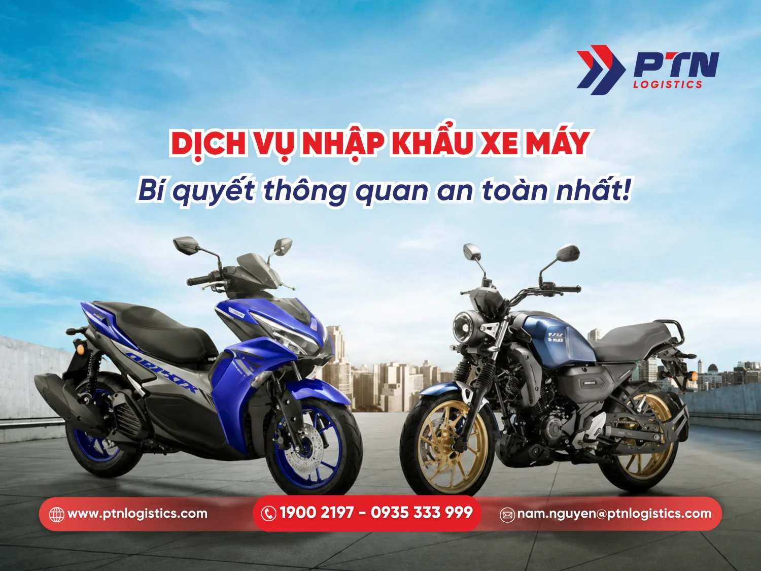 Dịch vụ nhập khẩu xe máy