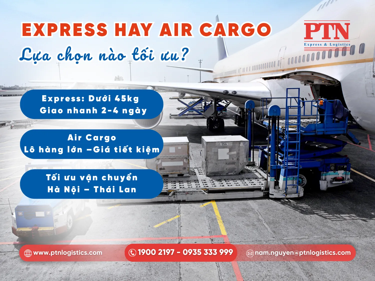 Dịch vụ vận chuyển Express va Air-Cargo