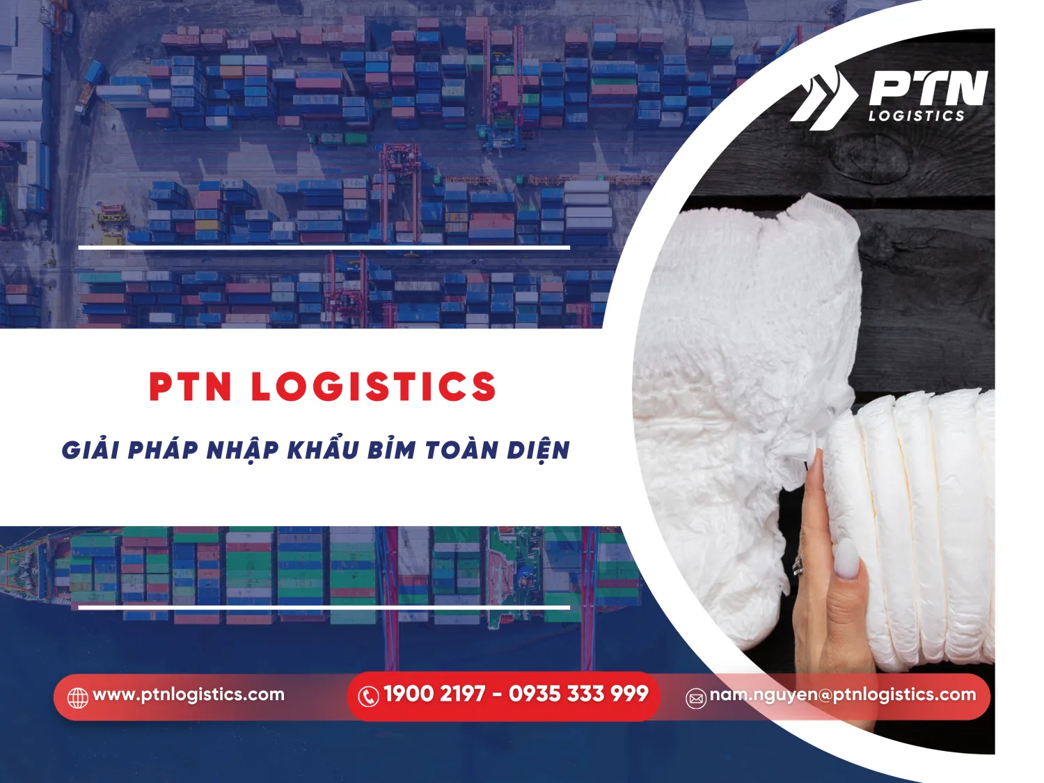 Dịch vụ vận tải bỉm và thông quan chuyên nghiệp