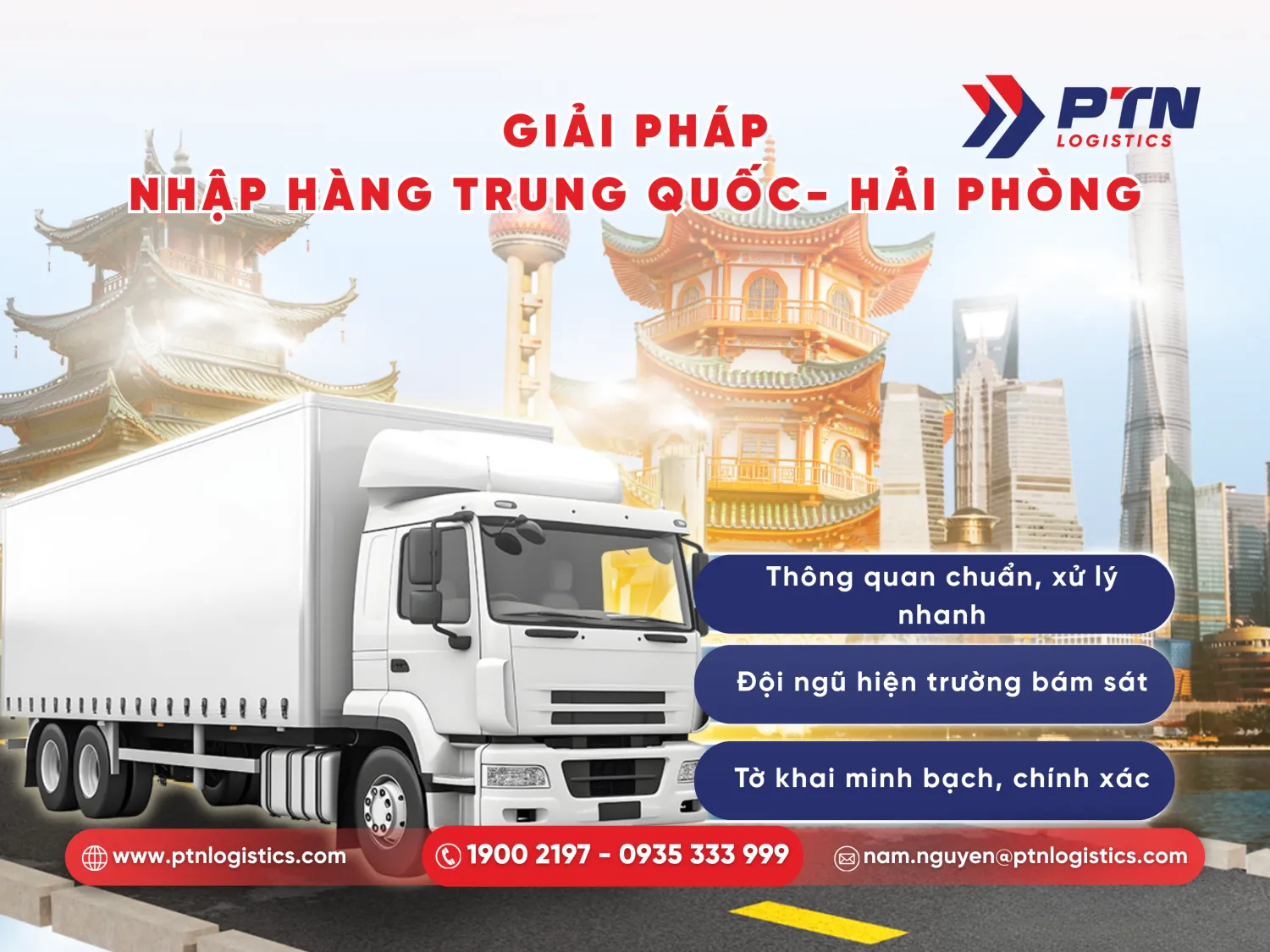 Dịch vụ vận tải chuyên tuyến Trung Quốc