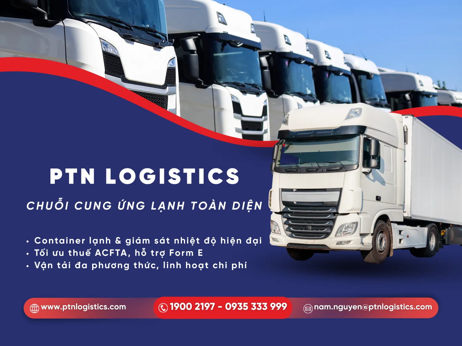 Dịch vụ vận tải nông sản uy tín tại PTN Logistics